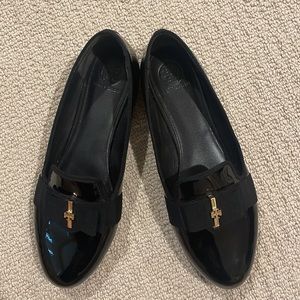 Tory Burch black smoking slipper